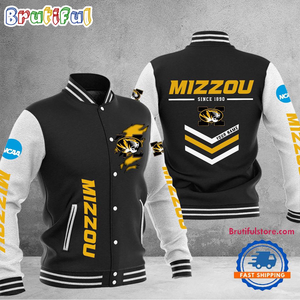 Sportswearmerch Missouri Tigers NCAA Personalized Personalized Baseball Jacket For Fan