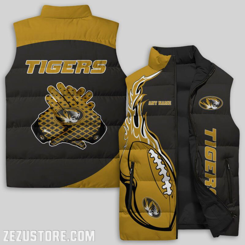 Sportswearmerch Missouri Tigers NCAA Sleeveless Puffer Jacket For Fans
