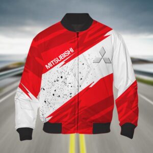 Sportswearmerch Mitsubishi Car Bomber Jacket For Fan