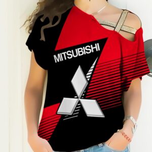 Sportswearmerch Mitsubishi Car Strapless Sleeve Short For Fan
