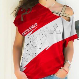 Sportswearmerch Mitsubishi Car Strapless Sleeve Short For Fan
