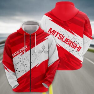 Sportswearmerch Mitsubishi Car Zip Hoodie For Fan