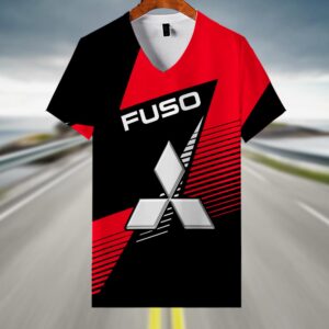 Sportswearmerch Mitsubishi Fuso Car V-neck Women T-shirt For Fan