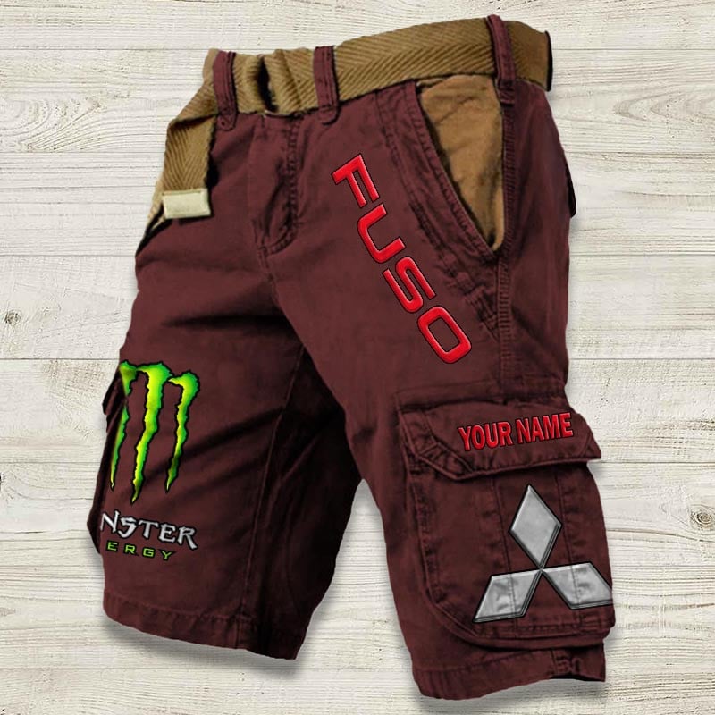 Sportswearmerch Mitsubishi Fuso Truck Denim Short For Fan