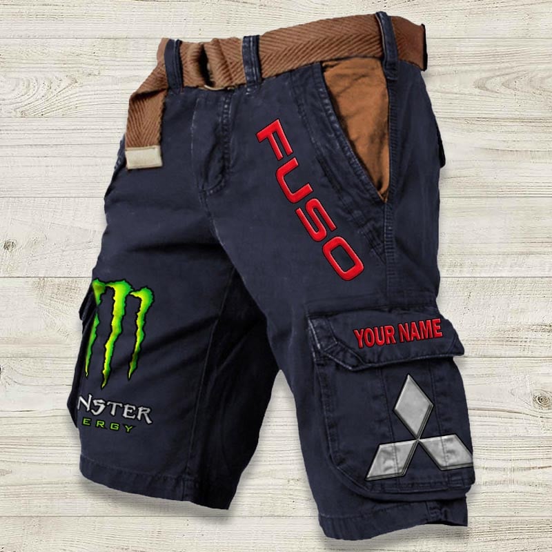 Sportswearmerch Mitsubishi Fuso Truck Denim Short For Fan