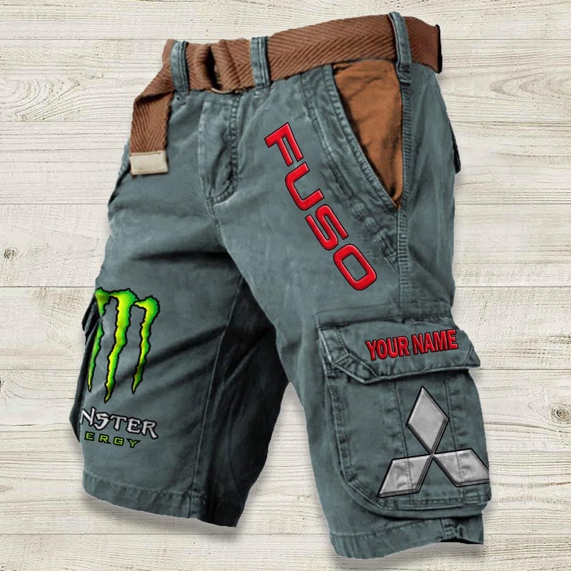 Sportswearmerch Mitsubishi Fuso Truck Denim Short For Fan