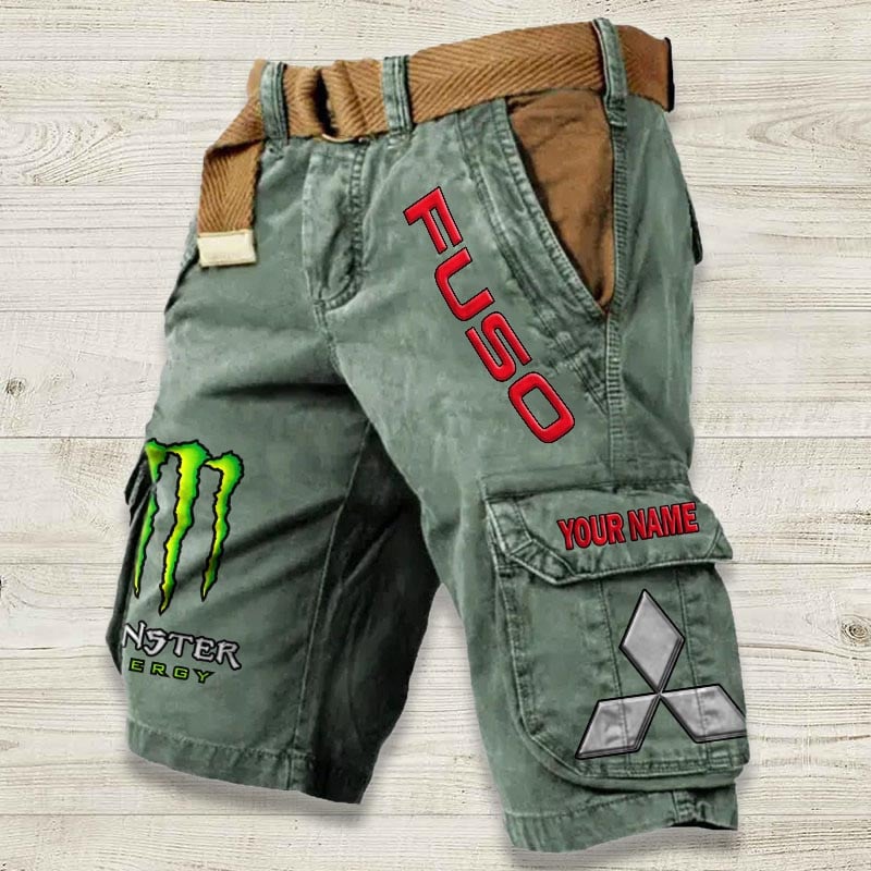 Sportswearmerch Mitsubishi Fuso Truck Denim Short For Fan