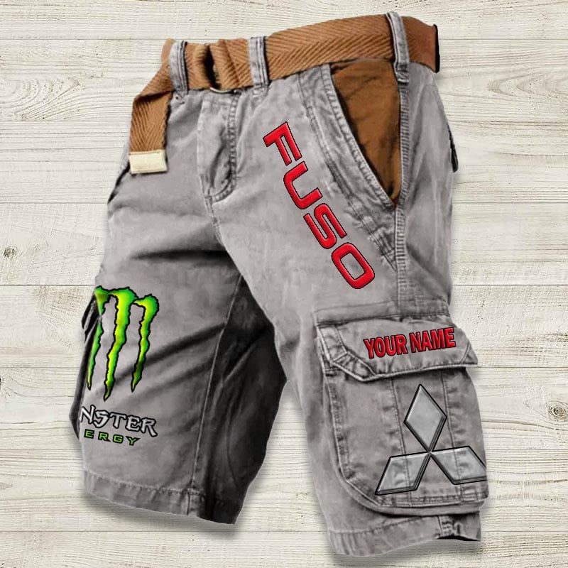 Sportswearmerch Mitsubishi Fuso Truck Denim Short For Fan