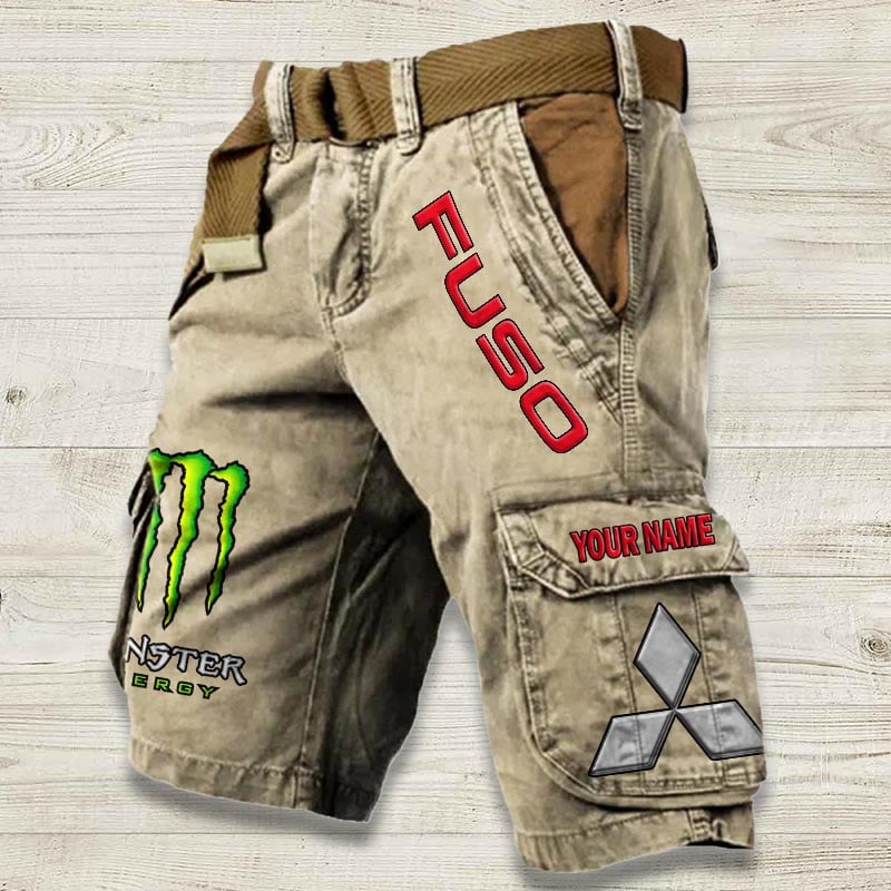 Sportswearmerch Mitsubishi Fuso Truck Denim Short For Fan