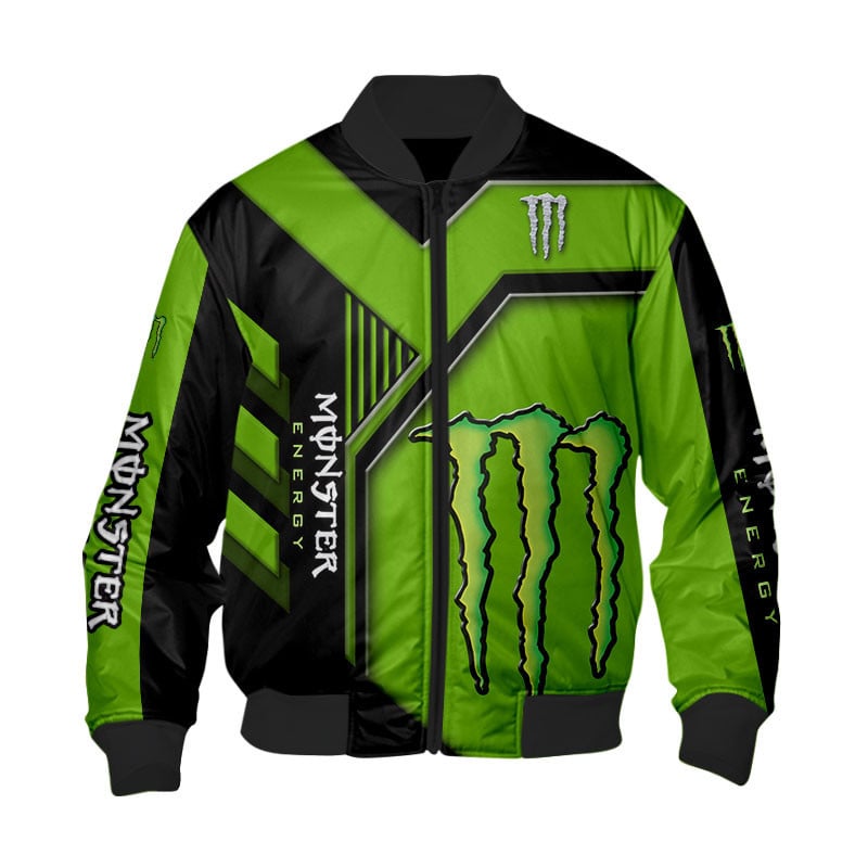 Sportswearmerch Monster energy Personalized Fashion Bomber Jacket For Fan