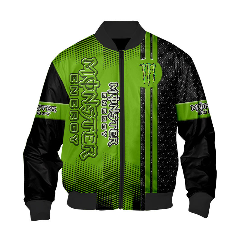 Sportswearmerch Monster energy Personalized Fashion Bomber Jacket For Fan