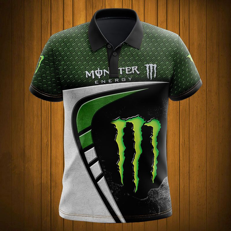 Sportswearmerch Monster Energy Personalized Fashion Polo Shirt For Fan