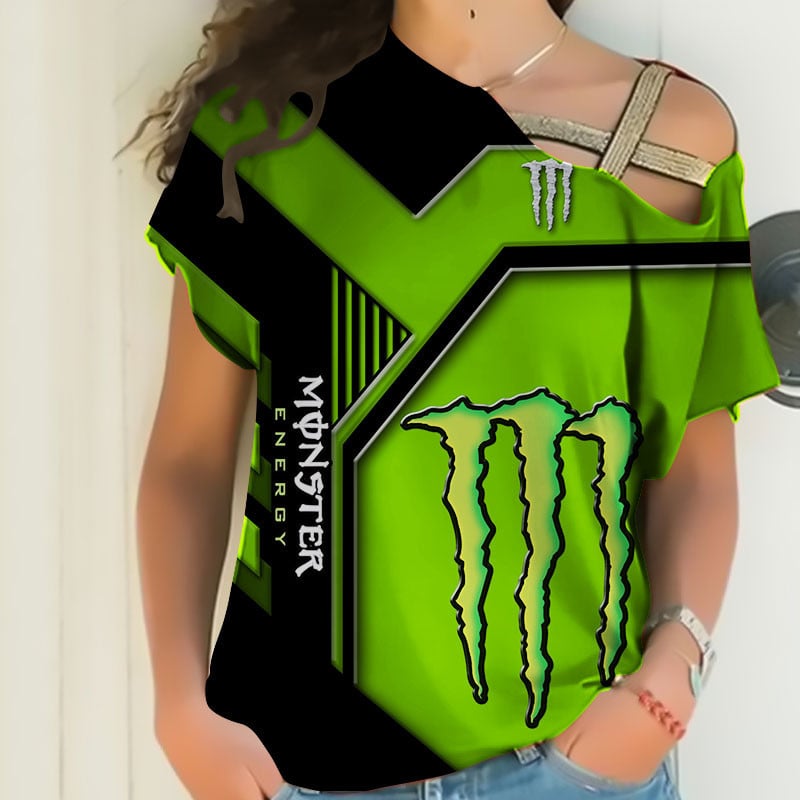 Sportswearmerch Monster energy Personalized Fashion Strapless Short Sleeve For Fan