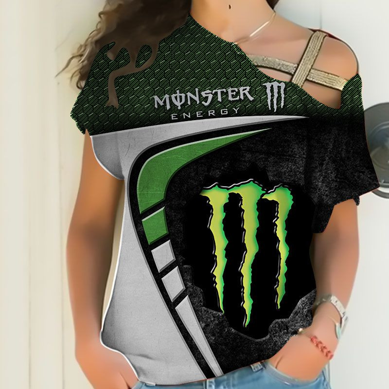 Sportswearmerch Monster Energy Personalized Fashion Strapless Short Sleeve For Fan
