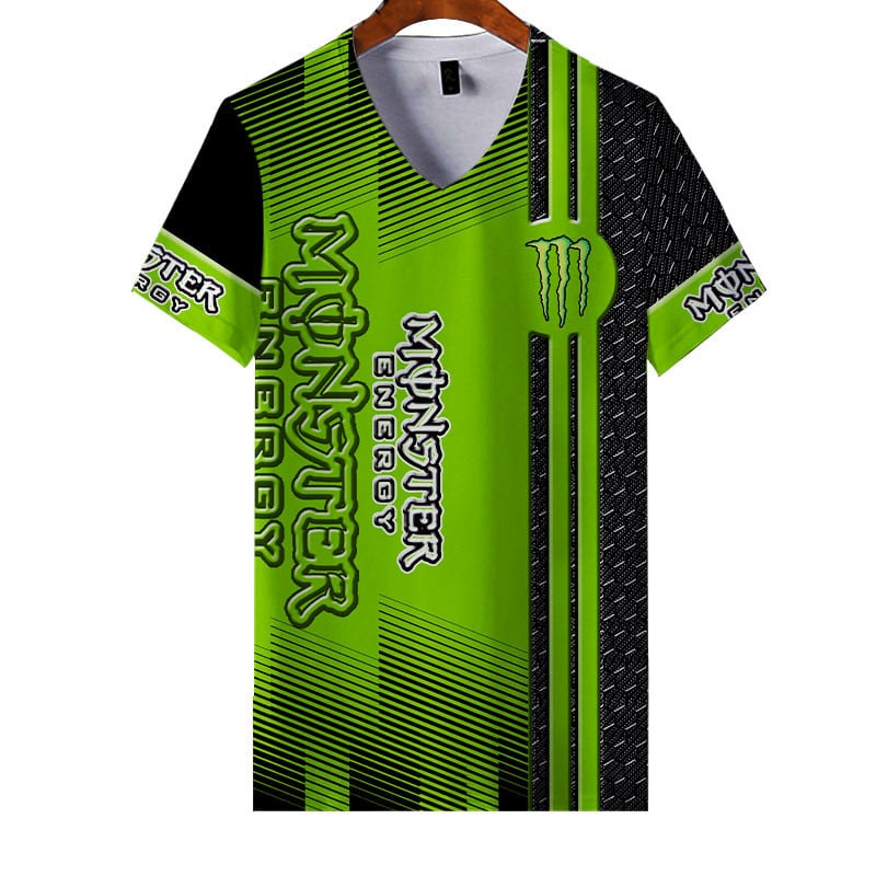 Sportswearmerch Monster energy Personalized Fashion V-neck Women T-shirt For Fan