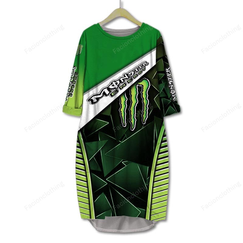 Sportswearmerch Monster Energy Personalized Pocket Dress For Fan