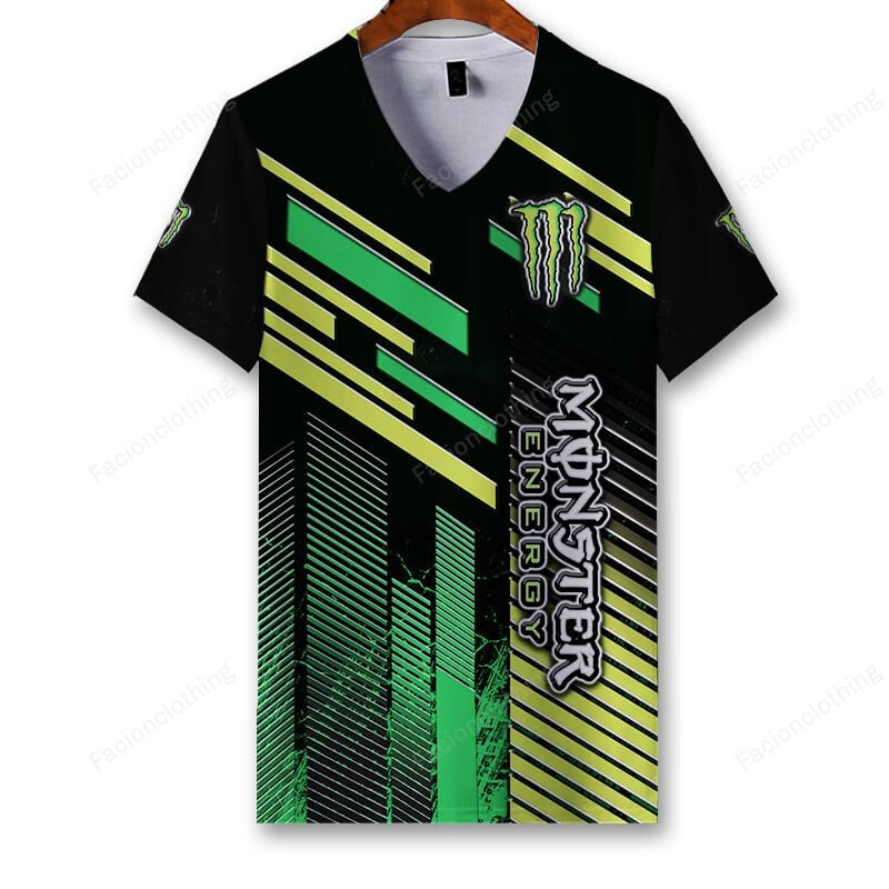 Sportswearmerch Monster Energy Personalized V-neck Women T-shirt For Fan