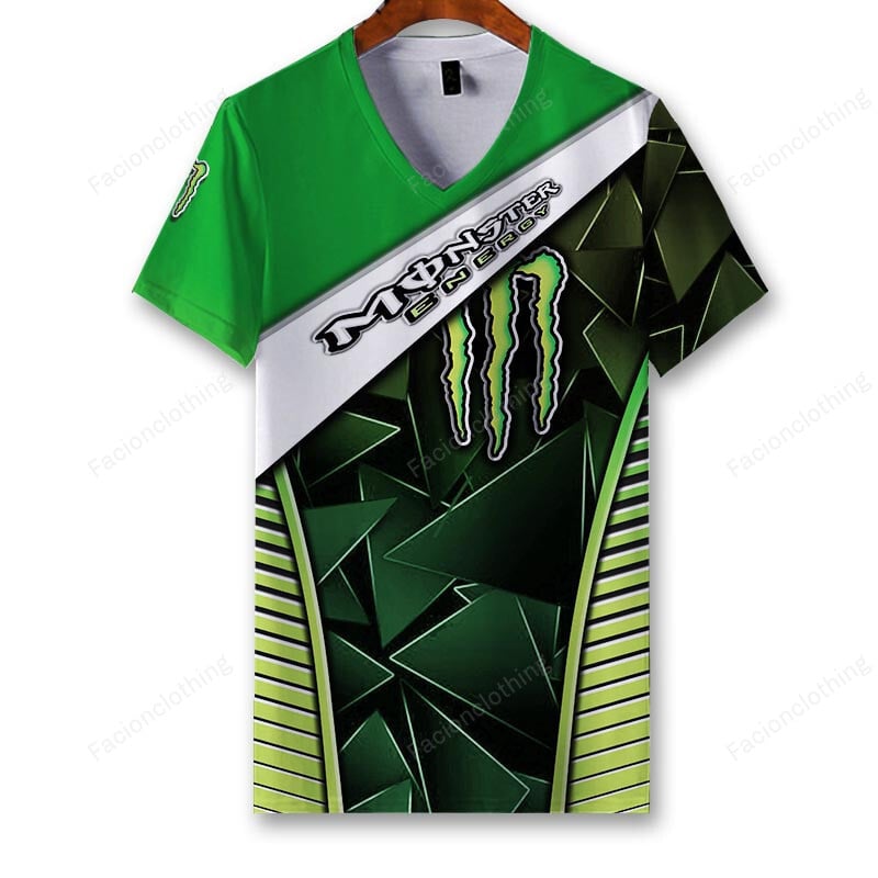 Sportswearmerch Monster Energy Personalized V-neck Women T-shirt For Fan