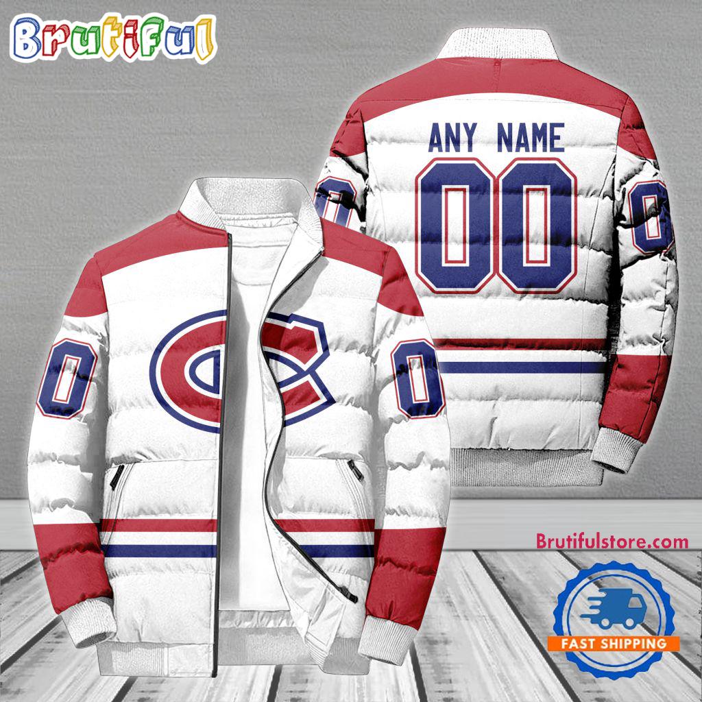 Sportswearmerch Montréal Canadiens NHL Personalized Puffer Jacket For Fan
