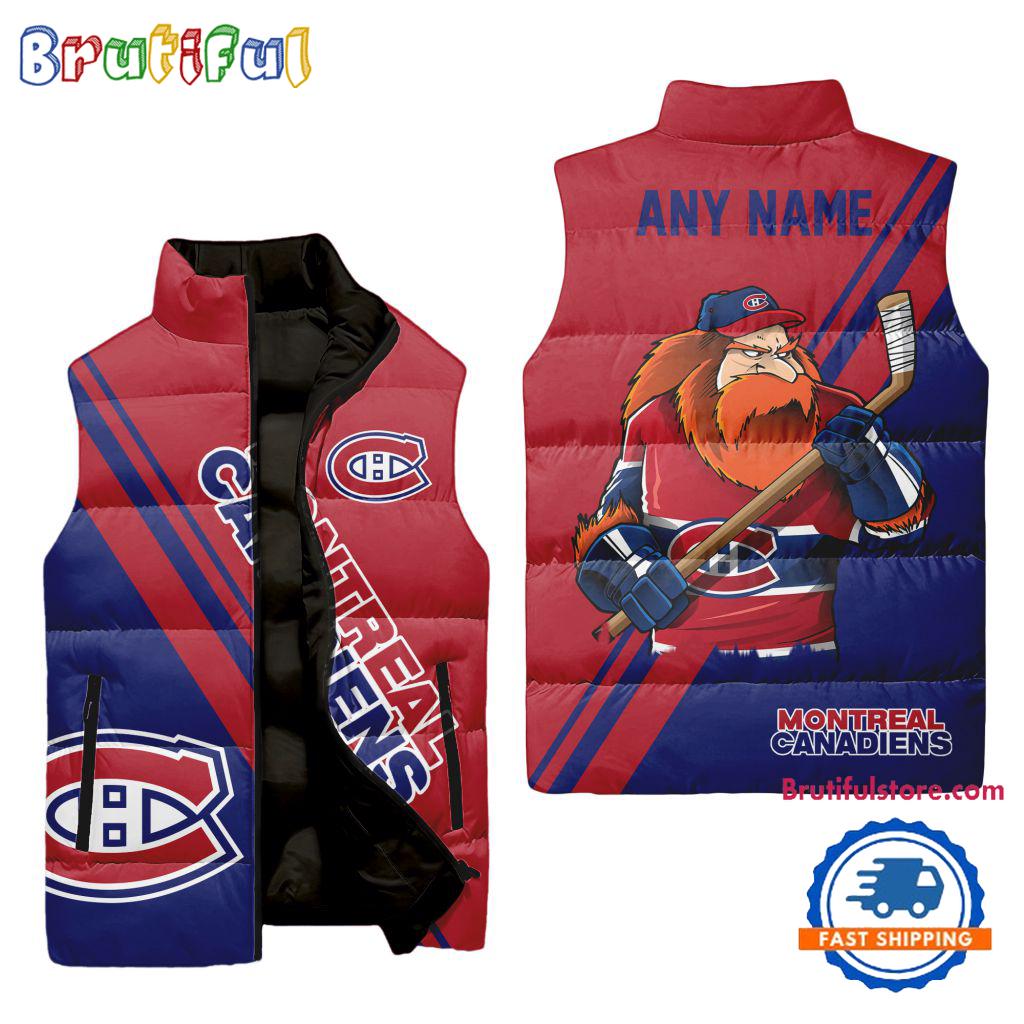 Sportswearmerch Montréal Canadiens NHL Sleeveless Puffer Jacket For Fan