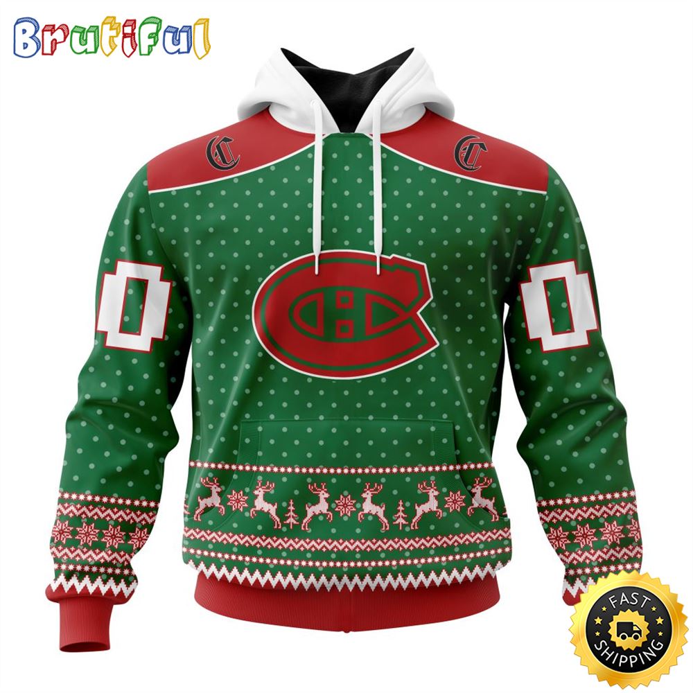 Sportswearmerch Montreal Canadiens NHL Christmas Hoodie For Fan