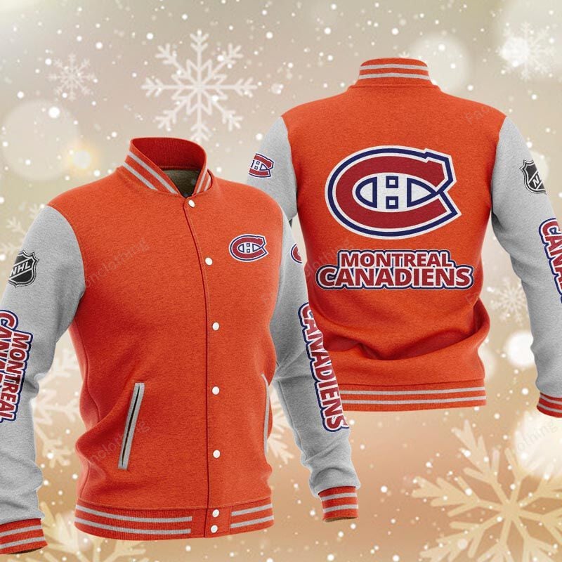 Sportswearmerch Montreal Canadiens NHL Personalized Baseball Jacket For Fan