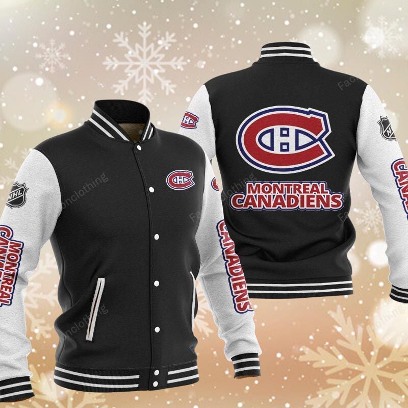 Sportswearmerch Montreal Canadiens NHL Personalized Baseball Jacket For Fan