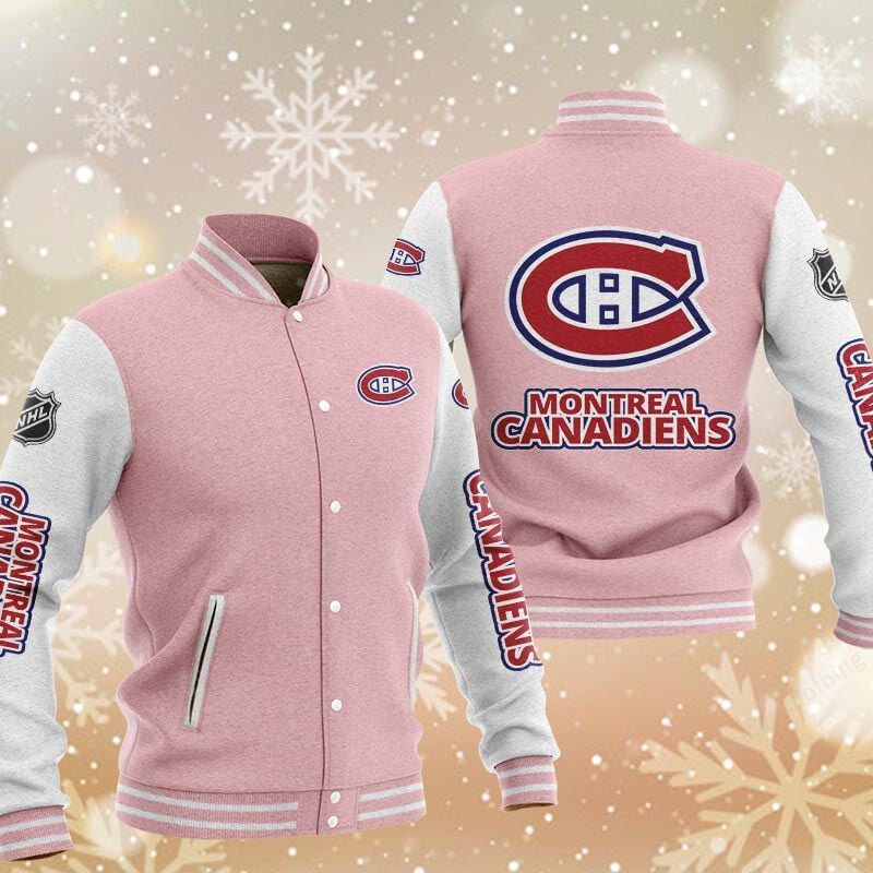 Sportswearmerch Montreal Canadiens NHL Personalized Baseball Jacket For Fan
