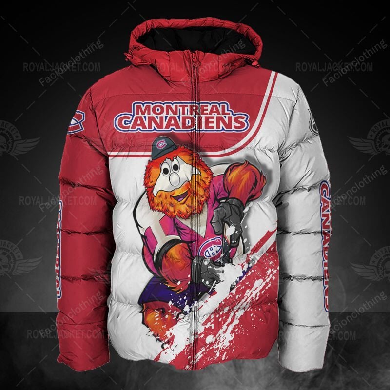 Sportswearmerch Montreal Canadiens NHL Personalized Puffer Jacket For Fan