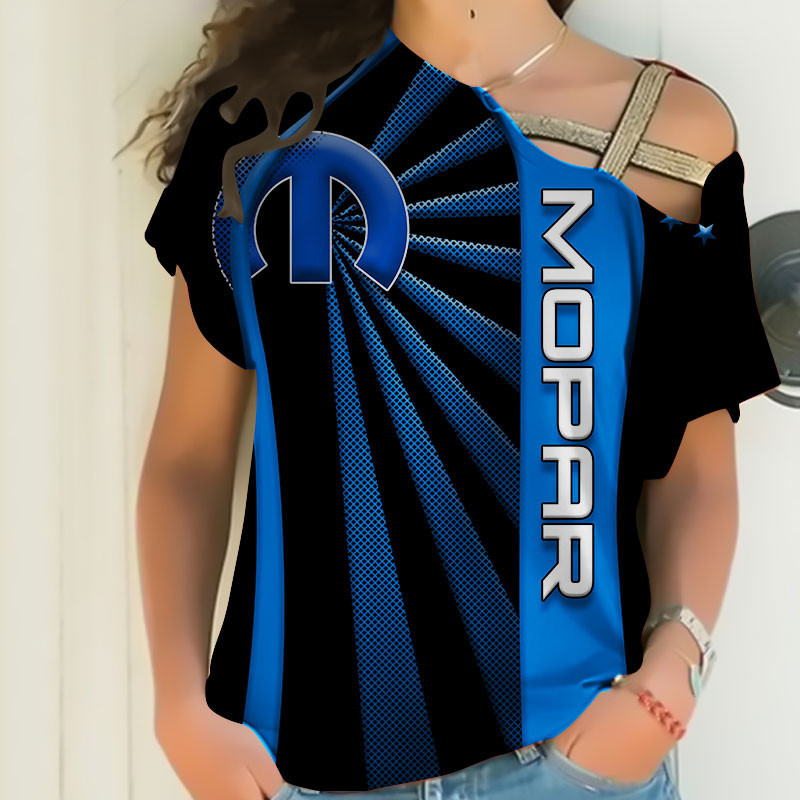 Sportswearmerch Mopar Car Personalized Fashion Strapless Short Sleeve For Fan
