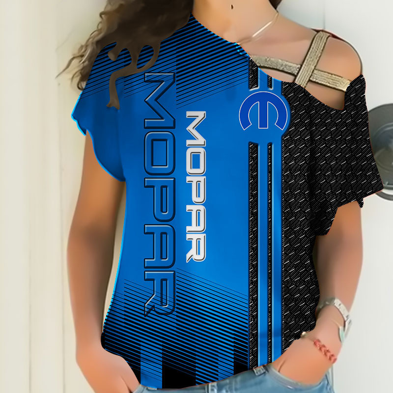 Sportswearmerch Mopar Car Personalized Fashion Strapless Short Sleeve For Fan
