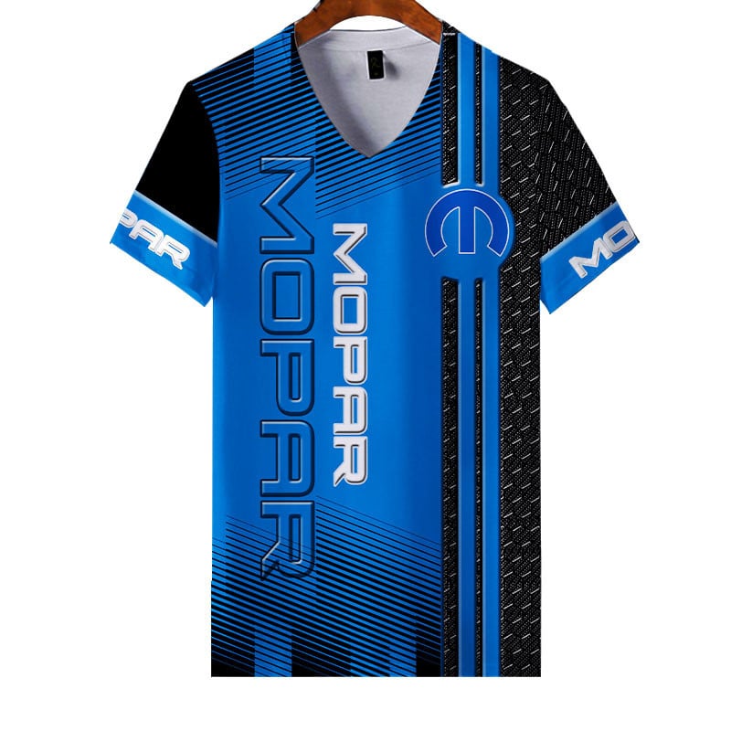 Sportswearmerch Mopar Car Personalized Fashion V-neck Women T-shirt For Fan