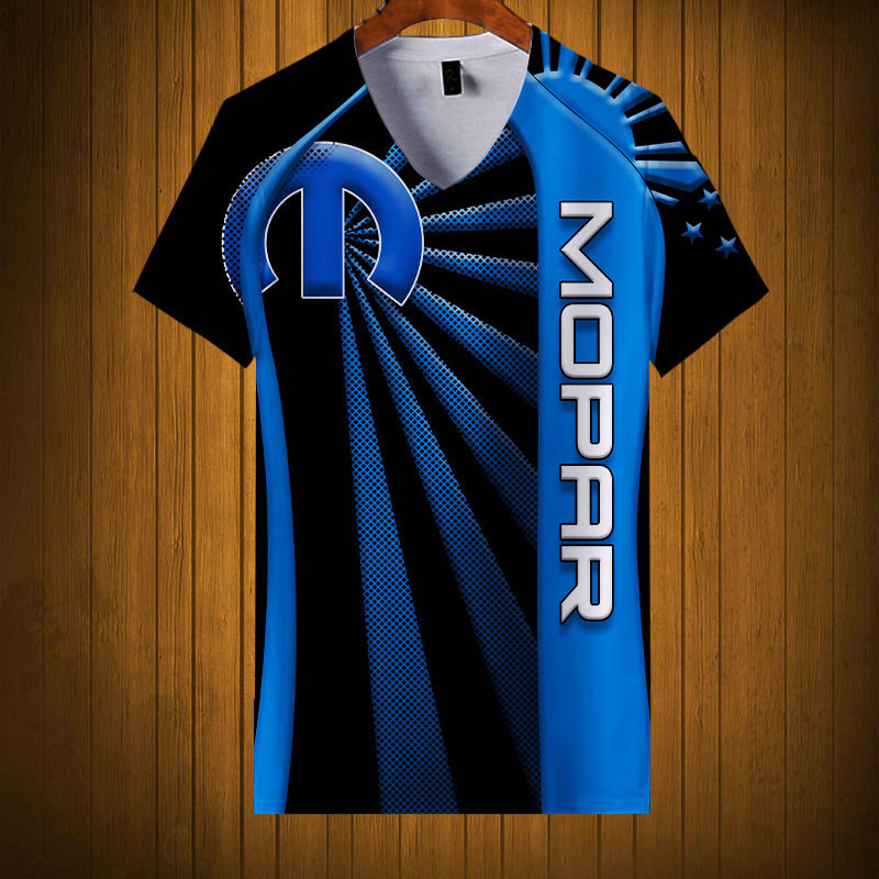 Sportswearmerch Mopar Car Personalized Fashion V-neck Women T-shirt For Fan