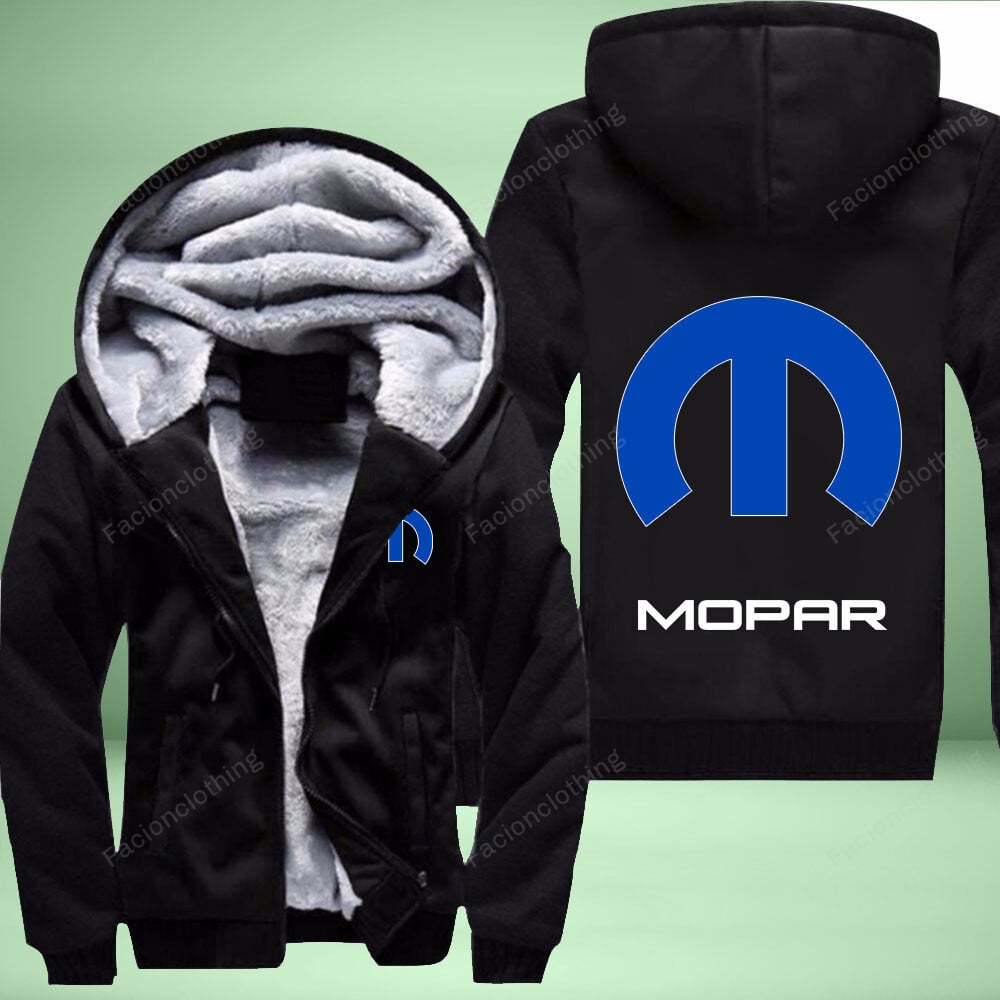Sportswearmerch Mopar Car Personalized Fleece Zip Hoodie Jacket For Fan
