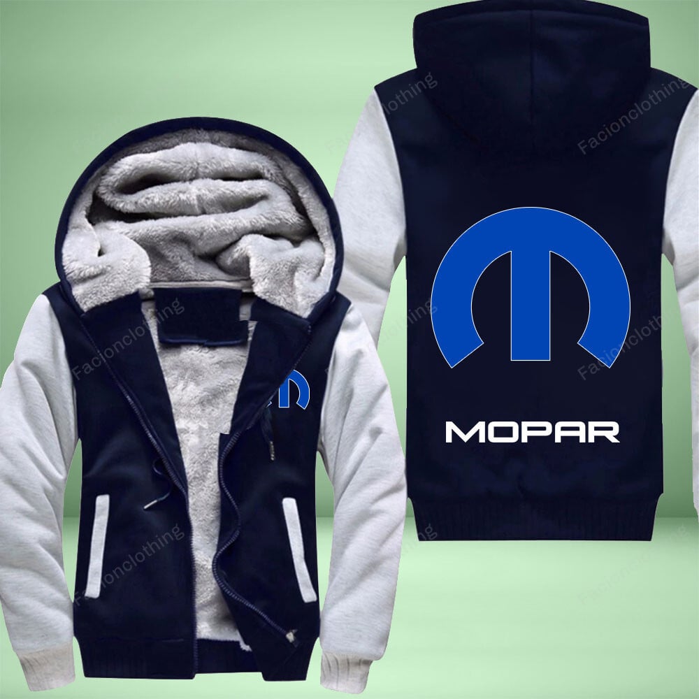 Sportswearmerch Mopar Car Personalized Fleece Zip Hoodie Jacket For Fan