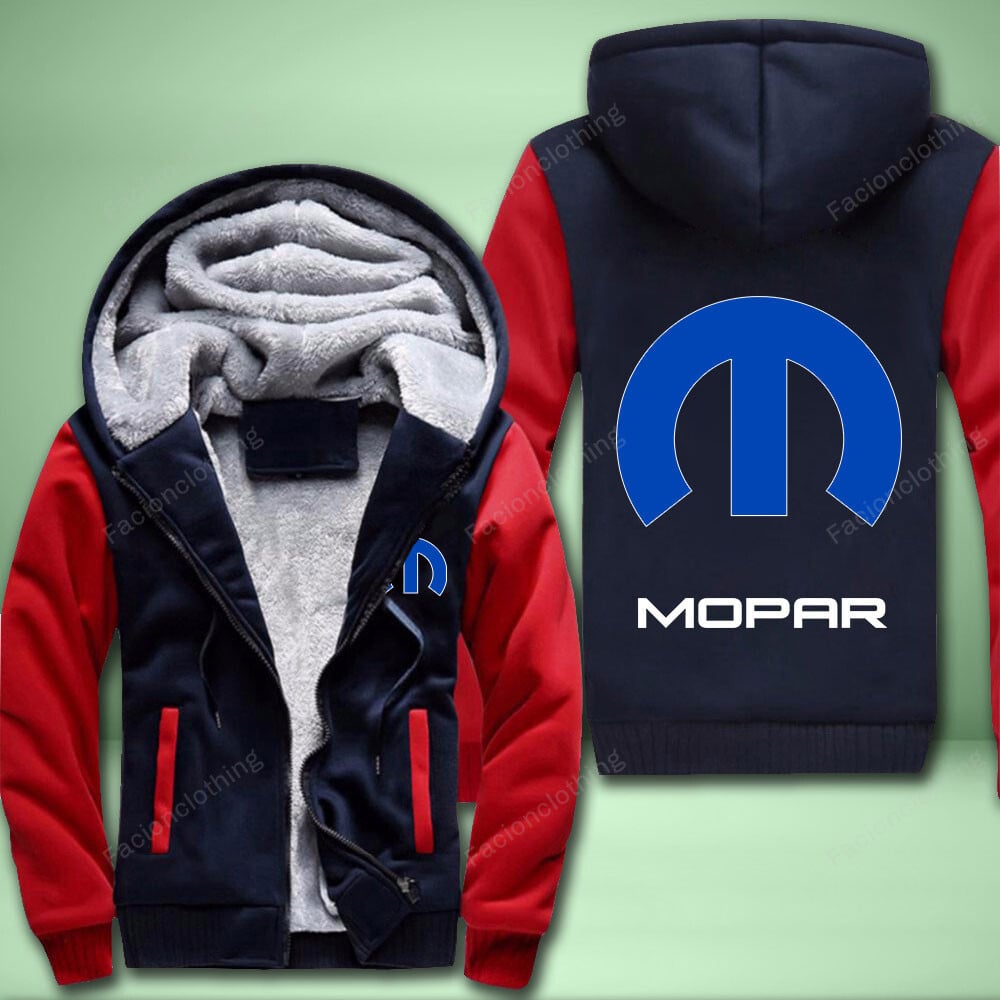 Sportswearmerch Mopar Car Personalized Fleece Zip Hoodie Jacket For Fan