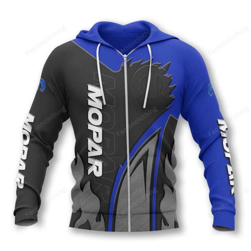 Sportswearmerch Mopar Car Personalized Zip Hoodie For Fan