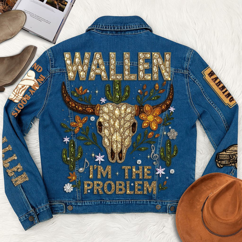 Sportswearmerch Morgan Wallen Denim Jacket Gift For Fans