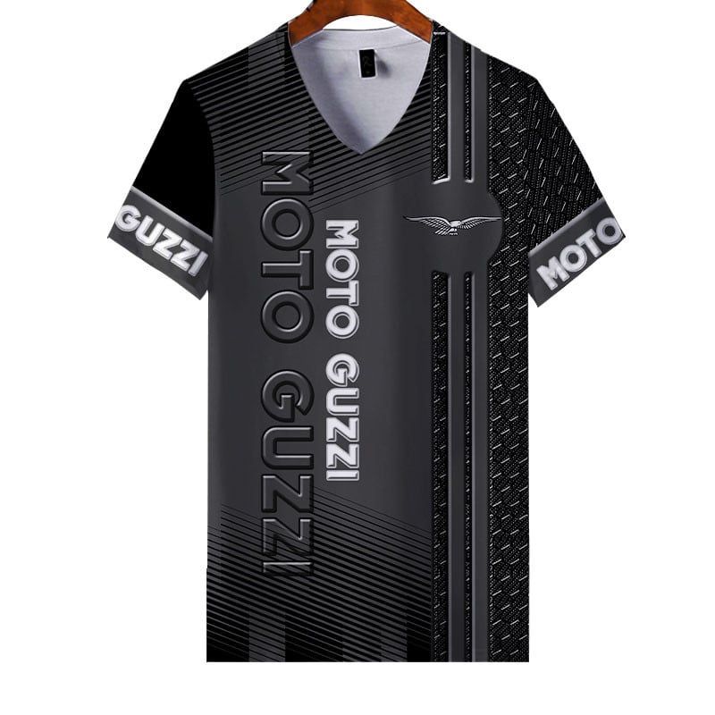 Sportswearmerch Moto Guzzi Personalized Fashion V-neck Women T-shirt For Fan