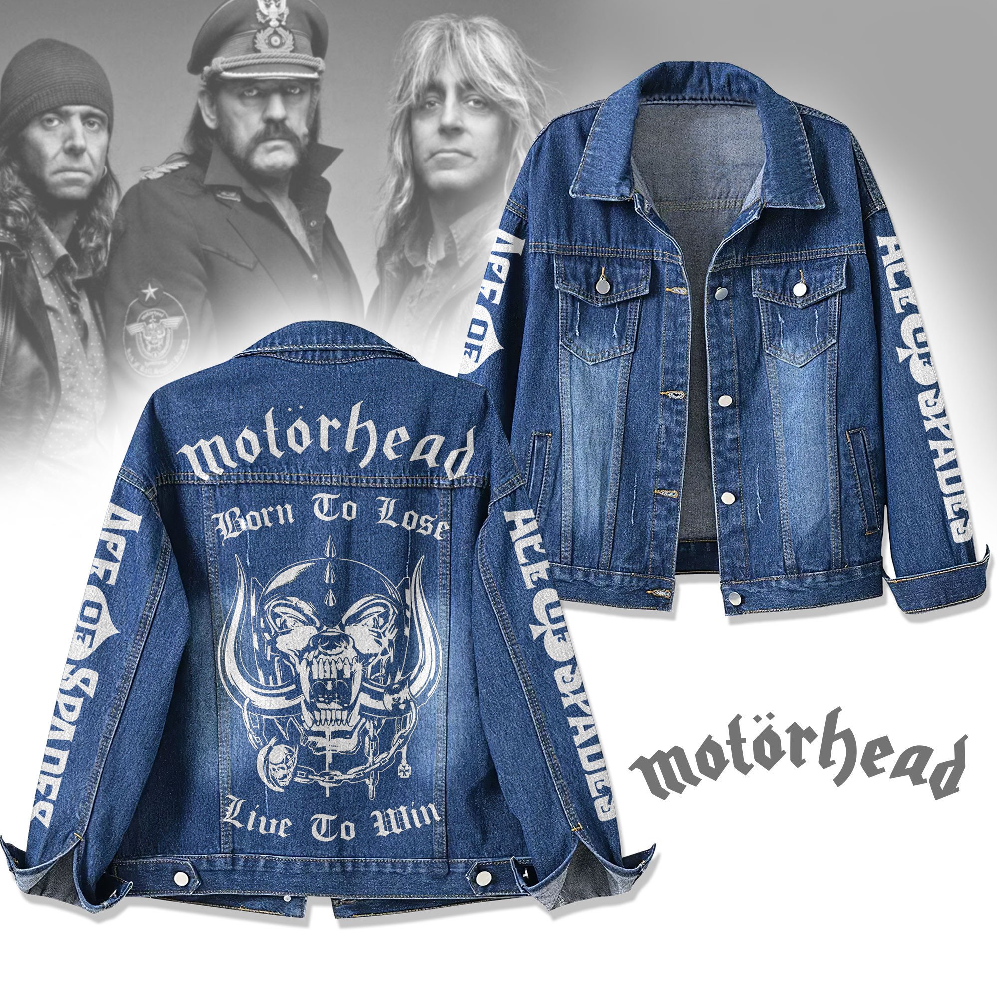 Sportswearmerch Motörhead Denim Jacket Gift For Fans