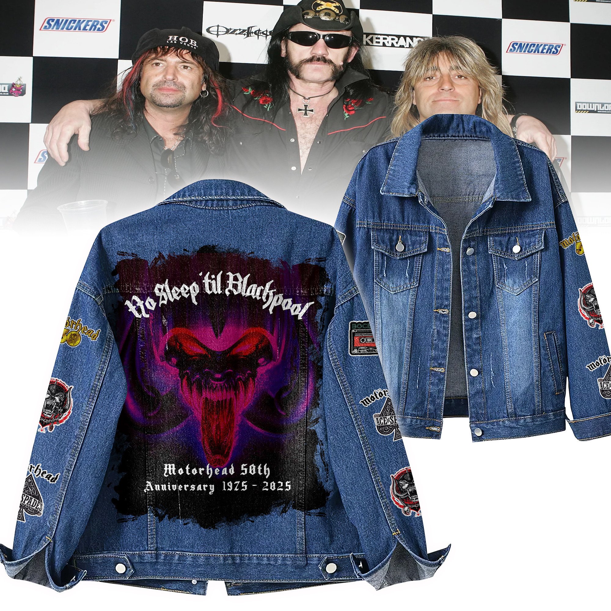 Sportswearmerch Motörhead Denim Jacket Gift For Fans