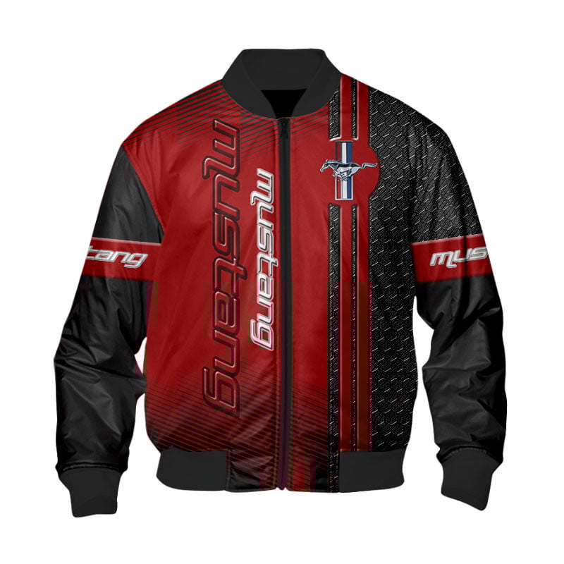 Sportswearmerch Mustang Car Personalized Fashion Bomber Jacket For Fan