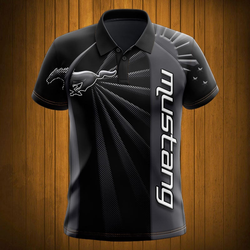 Sportswearmerch Mustang Car Personalized Fashion Polo Shirt For Fan