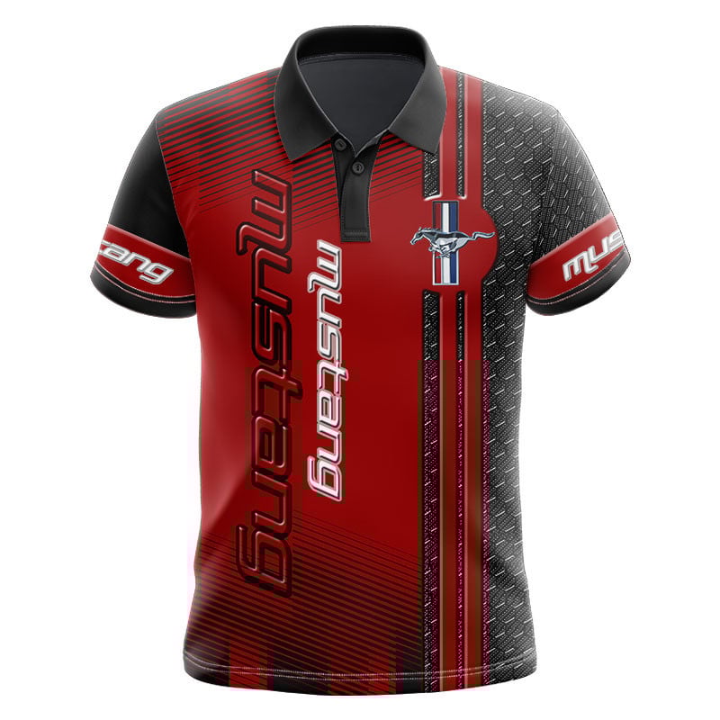 Sportswearmerch Mustang Car Personalized Fashion Polo Shirt For Fan