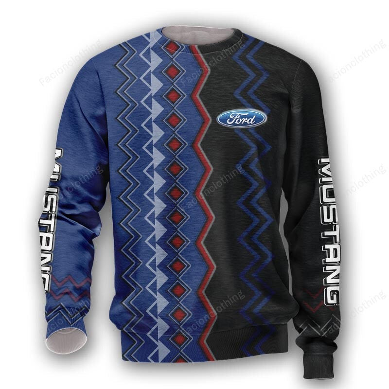 Sportswearmerch Mustang Car Personalized Sweater For Fan