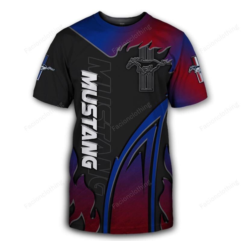 Sportswearmerch Mustang Car Personalized T-shirt For Fan