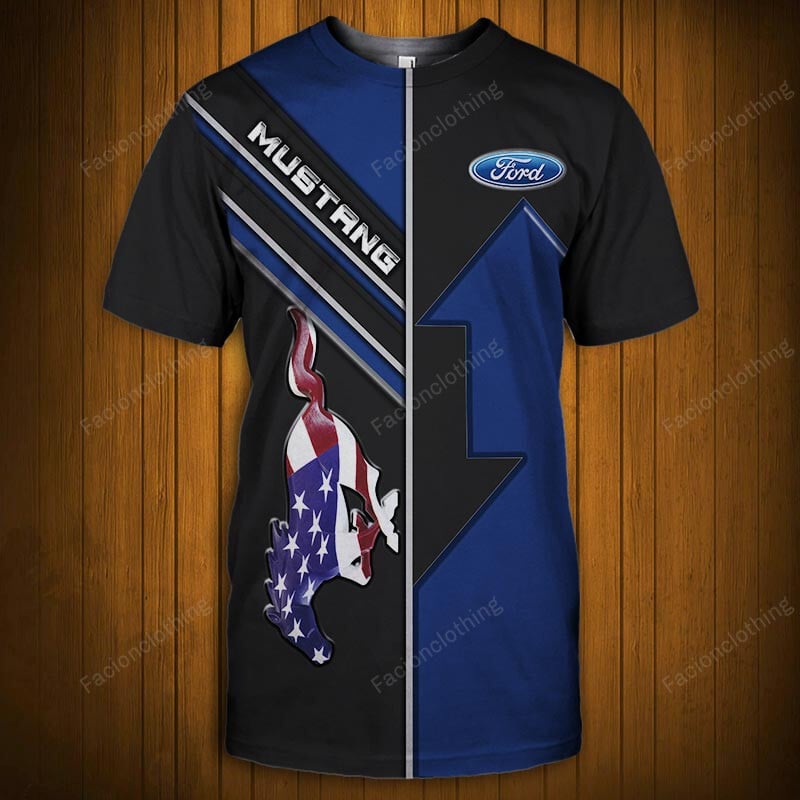 Sportswearmerch Mustang Car Personalized T-shirt For Fan
