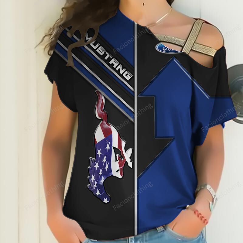Sportswearmerch Mustang Car Personalized Women Shirt For Fan