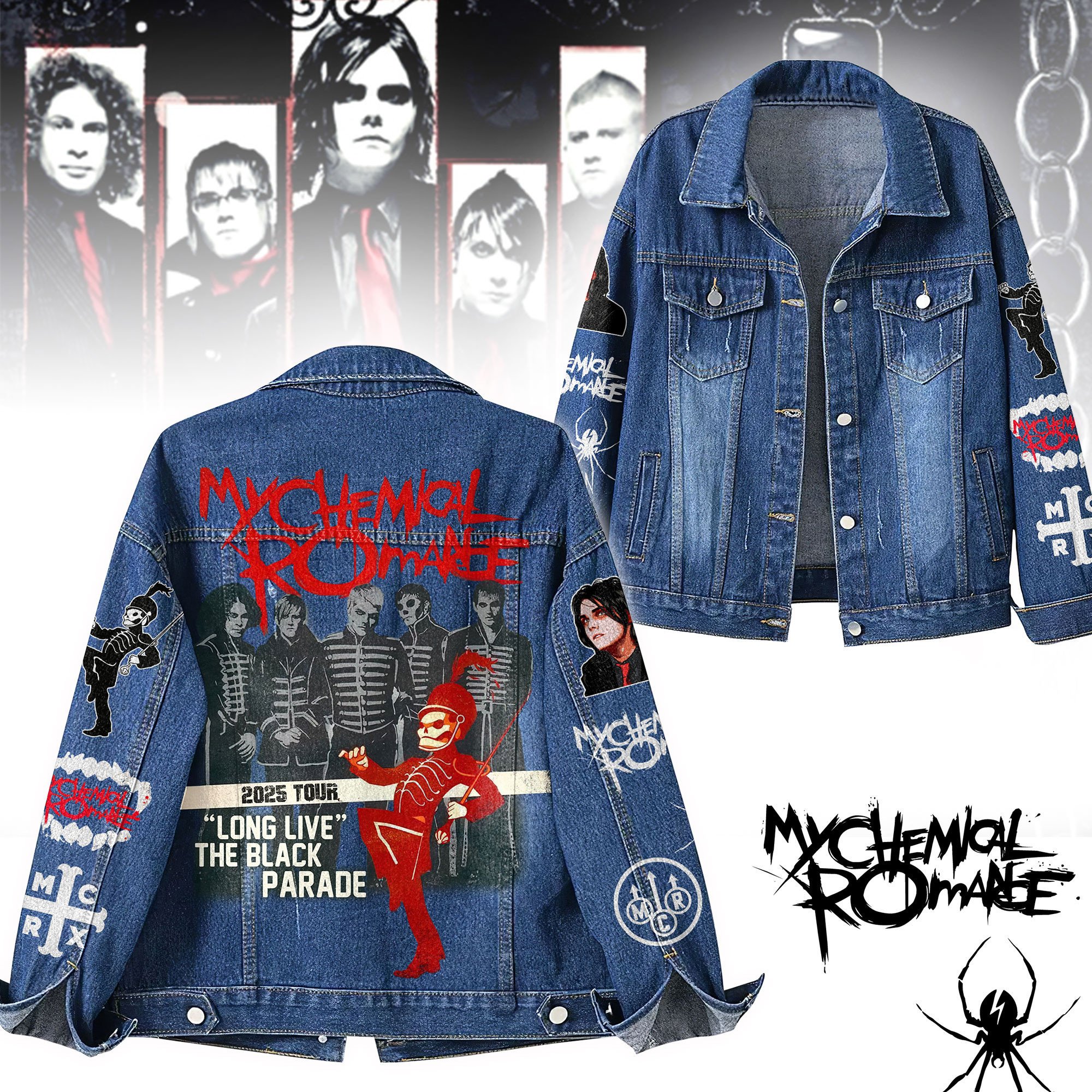Sportswearmerch  My Chemical Romance Denim Jacket Gift For Fans