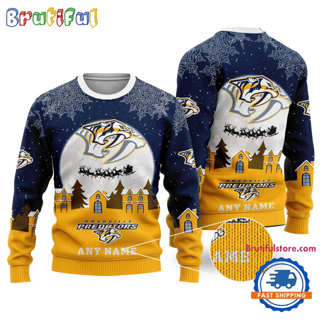 Sportswearmerch Nashville Predators NHL Christmas Sweater For Fan
